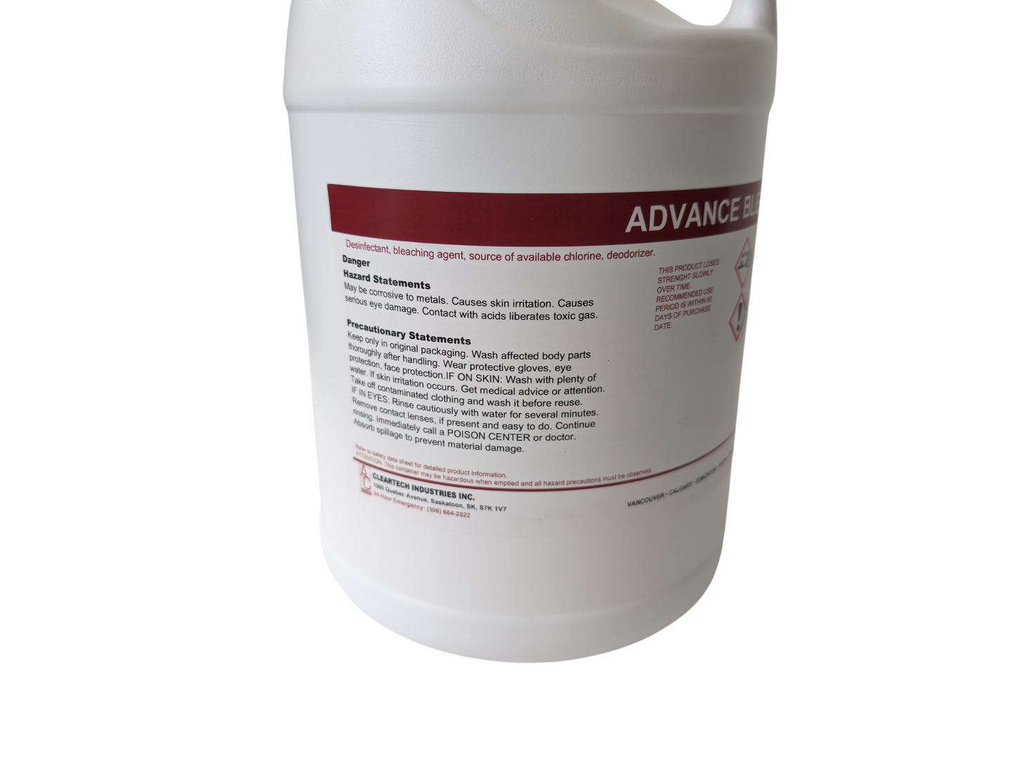 Advance 6% Bleach 4 Litre