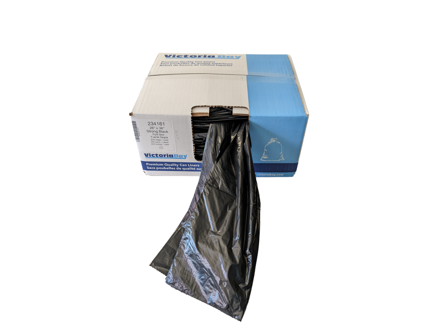 Victoria Bay  Black Garbage Gags 26x36 1mil(Case of 200)