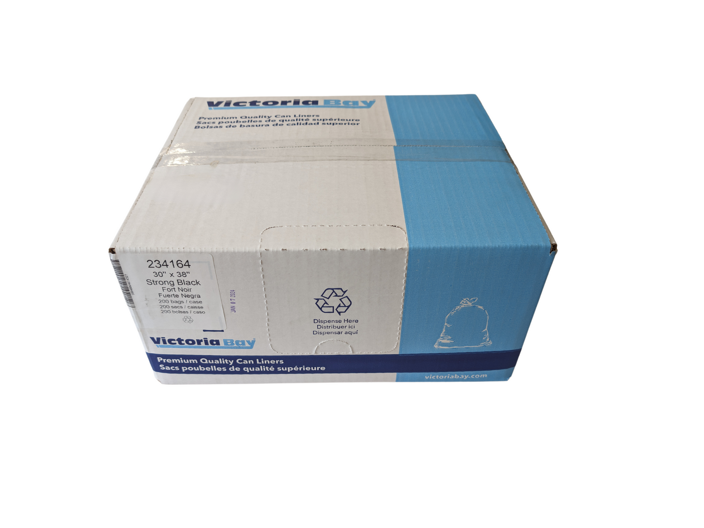 Victoria Bay Clear Garbage Gags 30x38 1mil(Case of 200)