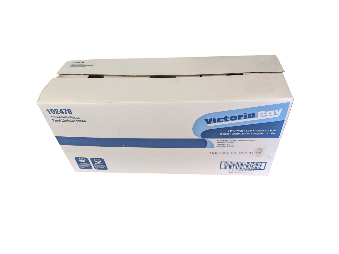 Jumbo Roll Toilet Paper(Case of 12)