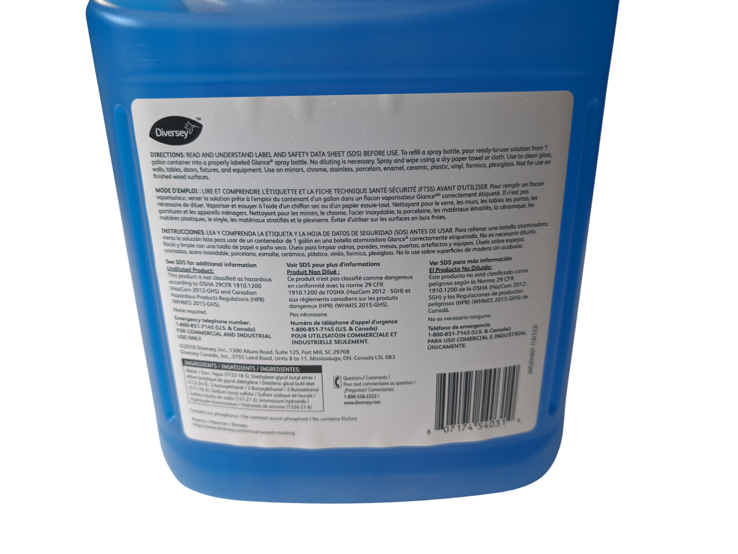 Glance Window and Surface Cleaner 3.78 L