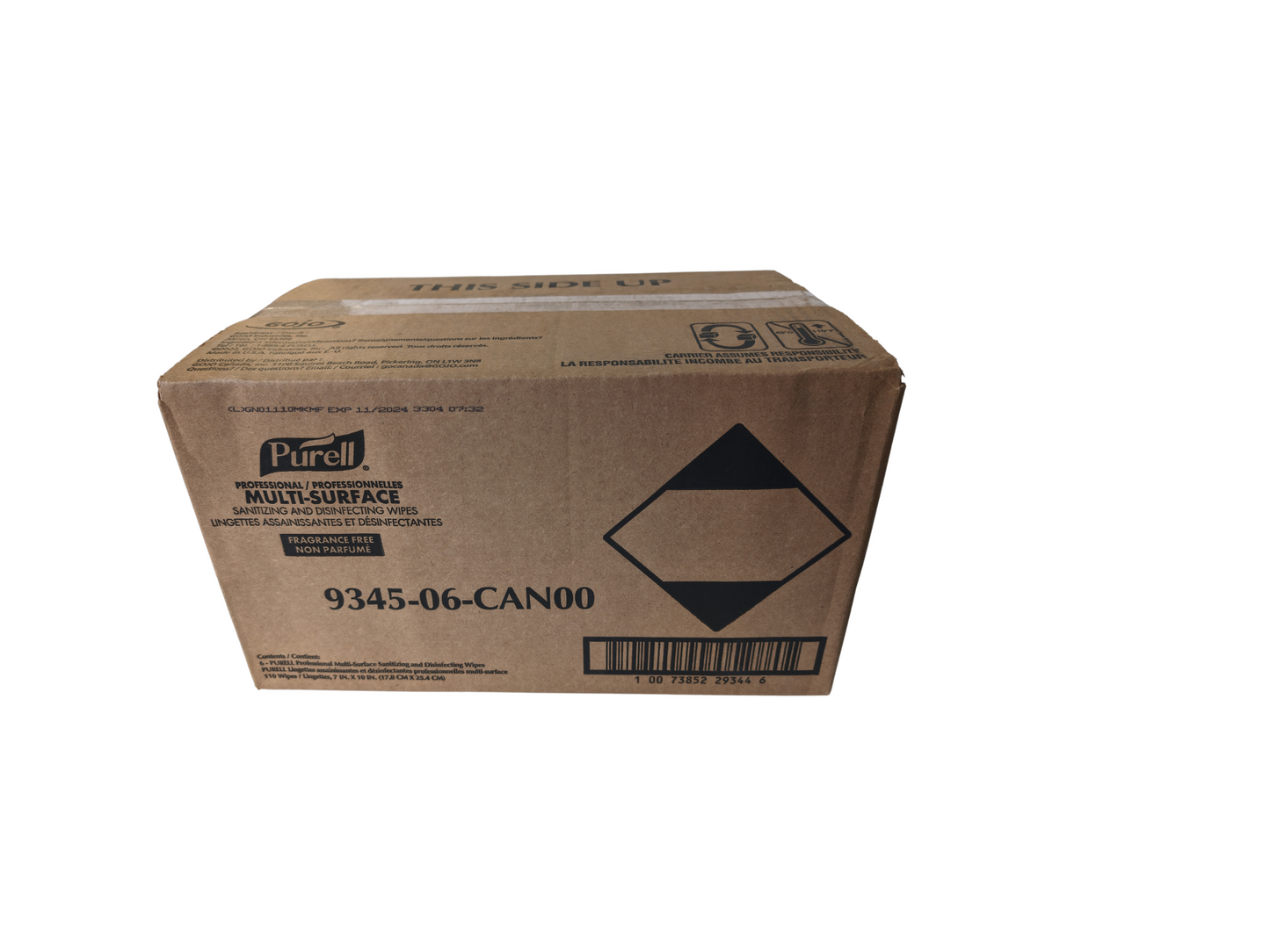 PURELL® Professional Multi-Surface Sanitizing and Disinfecting Wipes(Case of 6)